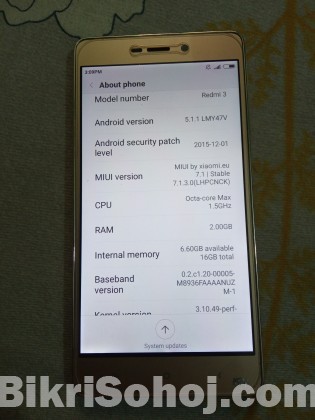 Xiaomi Redmi 3